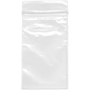 2.5" x 4" (Case of 10,000), 2 Mil Zipper Reclosable Plastic Bags 2.5" x 4" (Case of 10,000), 2 Mil Zipper Reclosable Plastic Bags
