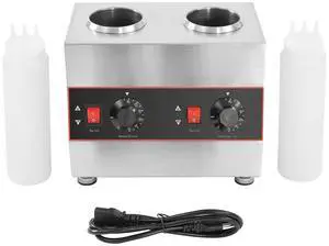 Electric Cheese Sauce Warmer 2 Bottles Commercial Sauce Warmer 110V Chocolate Sauce Warmer Toppings Bottle Warmer Adjustable Temperature Electric Cheese Sauce Warmer 2 Bottles Commercial Sauce Warmer 110V Chocolate Sauce Warmer Toppings Bottle Warmer Adjustable Temperature