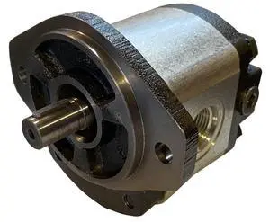 Hydraulic Gear Motor or Pump bi-Direction Rotation, 8-26 cc/rev (0.488-1.58 in3/rev) 2-17gpm 21-40HP 2500-3600 PSI SAE A Mount, MFEG Series Hydraulic Gear Motor or Pump bi-Direction Rotation, 8-26 cc/rev (0.488-1.58 in3/rev) 2-17gpm 21-40HP 2500-3600 PSI SAE A Mount, MFEG Series