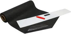 Sure Stride Slip-Resistant Adhesive Matting - Quick Drying, Temporary On-Demand Matting Great for an Emergency, Includes Free Cutting Knife (Dark Grey, 100 x 3 Roll) Sure Stride Slip-Resistant Adhesive Matting - Quick Drying, Temporary On-Demand Matting Great for an Emergency, Includes Free Cutting Knife (Dark Grey, 100 x 3 Roll)