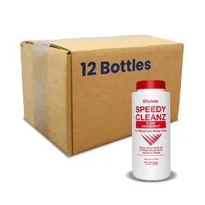 Speedy Cleanz Fluid Absorbent 16oz. Shaker Top Bottle (12 bottles/case) (for urine, vomit and body fluid spills) Speedy Cleanz Fluid Absorbent 16oz. Shaker Top Bottle (12 bottles/case) (for urine, vomit and body fluid spills)