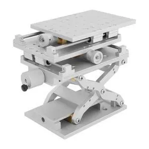 XYZ 3 Axis Moving Workbench, 3D Positioning Moving Table Laser Marking Engraving Machine 8.26 x 5.90in Portable XYZ Axis Lifting Marking Platform for Optical Experiment (210x150mm) XYZ 3 Axis Moving Workbench, 3D Positioning Moving Table Laser Marking Engraving Machine 8.26 x 5.90in Portable XYZ Axis Lifting Marking Platform for Optical Experiment (210x150mm)