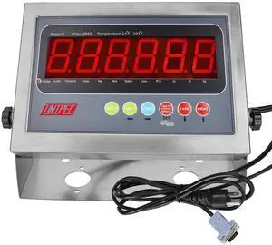 PEC 304 Stainless Steel NTEP Approved Digital Indicator with LED Display for Floor Scales, Livestock Scales,Truck Scales, etc (PEC-IN202SS) PEC 304 Stainless Steel NTEP Approved Digital Indicator with LED Display for Floor Scales, Livestock Scales,Truck Scales, etc (PEC-IN202SS)