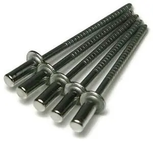 Closed End Sealed Pop Rivets 1/8#4CE Stainless Steel Blind Rivets 4-4, 1/8" x 1/4" Grip (0.188-0.250) QTY 1000 Closed End Sealed Pop Rivets 1/8#4CE Stainless Steel Blind Rivets 4-4, 1/8" x 1/4" Grip (0.188-0.250) QTY 1000