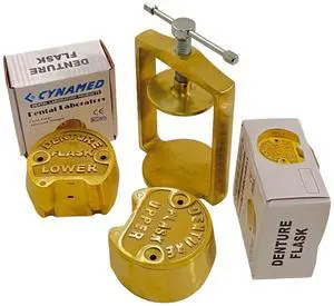 Premium Dental Laboratory LAB Spring Press Compress W/Two Brass Denture Flask () Premium Dental Laboratory LAB Spring Press Compress W/Two Brass Denture Flask ()