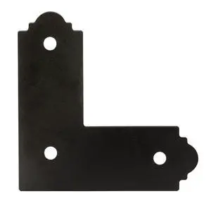 Simpson Strong Tie Outdoor Accents Simpson Outdoor Accents APL4-8 4 inch x 4 inch Zmax Galvanized Steel Black Powder-Coat Flat L Strap (8-Case) Simpson Strong Tie Outdoor Accents Simpson Outdoor Accents APL4-8 4 inch x 4 inch Zmax Galvanized Steel Black Powder-Coat Flat L Strap (8-Case)