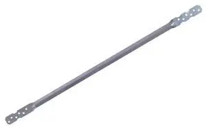 LTB20 Light Tension Bridging Connector - 19-1/2 in. Length, 2x8 & 2x10 Joist Size, Heavy Duty 22-Gauge Steel Construction, Zinc Galvanized Finish LTB20 Light Tension Bridging Connector - 19-1/2 in. Length, 2x8 & 2x10 Joist Size, Heavy Duty 22-Gauge Steel Construction, Zinc Galvanized Finish