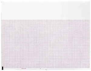 716-0237-00 Assurance 50 ECG Recording Paper for Model Burdick 8300, 8500 and Atria ECGs, Z-Fold Pad Red Grid, Perforated with Blank Header, 8.5" x 11" Size (Pack of 2000) 716-0237-00 Assurance 50 ECG Recording Paper for Model Burdick 8300, 8500 and Atria ECGs, Z-Fold Pad Red Grid, Perforated with Blank Header, 8.5" x 11" Size (Pack of 2000)