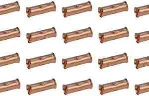 3/0 AWG Butt Splice Connector Bare Copper Uninsulated Gauge. 100 Pack 3/0 AWG Butt Splice Connector Bare Copper Uninsulated Gauge. 100 Pack