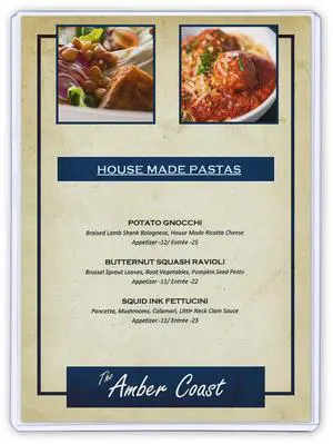 StoreSMART - Rigid Plastic Menu - 5" x 7" - 100-Pack - HPP5X7-MENU-100 StoreSMART - Rigid Plastic Menu - 5" x 7" - 100-Pack - HPP5X7-MENU-100