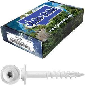 Round Washer Head 7 x 1-1/4" White - 5 POUNDS ~1110 Screws Round Washer Head 7 x 1-1/4" White - 5 POUNDS ~1110 Screws