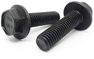 (75 Pieces) M12-1.5x25 Class 10.9 Fine Thread Hex Flange Bolts Screws UNF Fine Full Threads Phos & Oil (75 Pieces) M12-1.5x25 Class 10.9 Fine Thread Hex Flange Bolts Screws UNF Fine Full Threads Phos & Oil