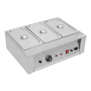 Chocolate Tempering Machine, 26.46 lbs Commercial Chocolate Melting Pot, 500W 32-203°F Stainless Steel Food Warmer with Lid for Chocolate/Milk/Cream Melting and Heating (Three Pots) Chocolate Tempering Machine, 26.46 lbs Commercial Chocolate Melting Pot, 500W 32-203°F Stainless Steel Food Warmer with Lid for Chocolate/Milk/Cream Melting and Heating (Three Pots)