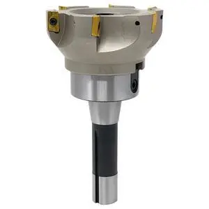 CME 4" 90° Indexable Face Mill w/ R8 Arbor, APKT1604 Inserts Included, 6 Flutes CME 4" 90° Indexable Face Mill w/ R8 Arbor, APKT1604 Inserts Included, 6 Flutes
