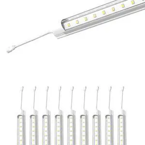 LEDMyplace 32W 5ft LED Freezer/Cooler Tubes T8 V-Shape, 4200 Lumens, 5000k Daylight White, 180° Beam Angle, 100-277V, Tube Lights for Supermarkets Freezer, Commercial Freezer Lights, Pack of 10 LEDMyplace 32W 5ft LED Freezer/Cooler Tubes T8 V-Shape, 4200 Lumens, 5000k Daylight White, 180° Beam Angle, 100-277V, Tube Lights for Supermarkets Freezer, Commercial Freezer Lights, Pack of 10