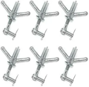 Greasable Wingnut Assembly for Manways, 5/8" Eye Bolt, 5-1/2" Long, Pack of 6 (WNA-1010-0002-B) Greasable Wingnut Assembly for Manways, 5/8" Eye Bolt, 5-1/2" Long, Pack of 6 (WNA-1010-0002-B)