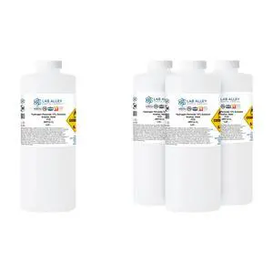 Hydrogen Peroxide 12% Food Grade, Kosher, Halal, GMO-Free, Multi-Purpose Cleaner for Laundry, Kitchen, Bath & Home, 4 Liters (Pack of 4 x 1 Liter Bottles) Hydrogen Peroxide 12% Food Grade, Kosher, Halal, GMO-Free, Multi-Purpose Cleaner for Laundry, Kitchen, Bath & Home, 4 Liters (Pack of 4 x 1 Liter Bottles)