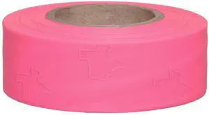 TX1PG-658 150' Length x 1" Width, PVC Film, Texas Pink Glo Solid Color Roll Flagging (Pack of 100) TX1PG-658 150' Length x 1" Width, PVC Film, Texas Pink Glo Solid Color Roll Flagging (Pack of 100)