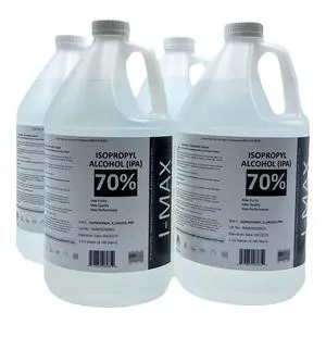 Isopropyl Alcohol - IPA 70% (4-1 Gallon) High Purity IPA - Made in USA Isopropyl Alcohol - IPA 70% (4-1 Gallon) High Purity IPA - Made in USA