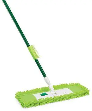 195 Microfiber Dust Mop, Steel Handle, 18" Wide, Green Handle and Yellow Pad (Pack of 6) 195 Microfiber Dust Mop, Steel Handle, 18" Wide, Green Handle and Yellow Pad (Pack of 6)