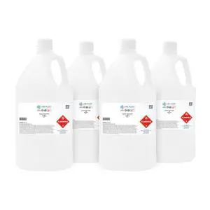 Isopropyl Alcohol 99.8% Lab Grade, Perfect for Laboratory Research and Electronics Cleaning - 16 Liters (Pack of 4 x 4 Liter Bottles) Isopropyl Alcohol 99.8% Lab Grade, Perfect for Laboratory Research and Electronics Cleaning - 16 Liters (Pack of 4 x 4 Liter Bottles)