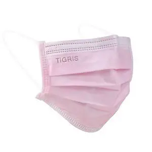 2000 Pcs Tigris Disposable Face Mask | Earloop Face Mask 3-Ply Protection Face Masks 4.0g | Disposable Breathable Mask for Adult, Home, Office, Daily Wear - Pink 2000 Pcs Tigris Disposable Face Mask | Earloop Face Mask 3-Ply Protection Face Masks 4.0g | Disposable Breathable Mask for Adult, Home, Office, Daily Wear - Pink