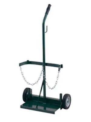 Trucks 106-21 40-Inch High by 19-Inch Wide Welding Cylinder Hand Truck with 6-Inch Pneumatic Wheels Trucks 106-21 40-Inch High by 19-Inch Wide Welding Cylinder Hand Truck with 6-Inch Pneumatic Wheels
