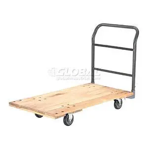 Platform Truck w/Hardwood Deck, 48 x 24, 1000 Lb. Capacity, 5" Polyurethane Casters Platform Truck w/Hardwood Deck, 48 x 24, 1000 Lb. Capacity, 5" Polyurethane Casters
