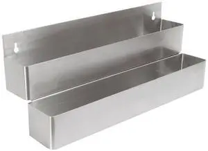 s Stainless Steel Underbar Double Speed Rail, 24" Length s Stainless Steel Underbar Double Speed Rail, 24" Length