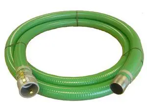 PVC Suction Hose Assembly, Green, 2" Female Cam and Groove X Male NPT, 65 psi Max Pressure, 20' Length, 2" ID (1240-2000-20-CN) PVC Suction Hose Assembly, Green, 2" Female Cam and Groove X Male NPT, 65 psi Max Pressure, 20' Length, 2" ID (1240-2000-20-CN)