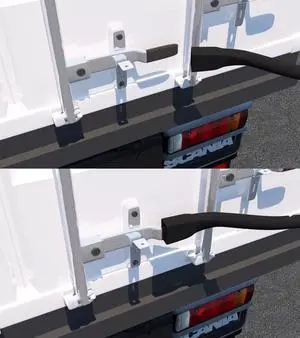Version 2 (1 Pack) Large Mouth Leverage Bar for Shipping Container Doors - no 5th Wheel Release - Made in the USA by SCS International Version 2 (1 Pack) Large Mouth Leverage Bar for Shipping Container Doors - no 5th Wheel Release - Made in the USA by SCS International