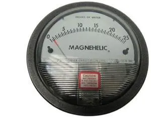 2025 Magnehelic Differential Pressure Gauge, Type, 0 to 25" WC 2025 Magnehelic Differential Pressure Gauge, Type, 0 to 25" WC