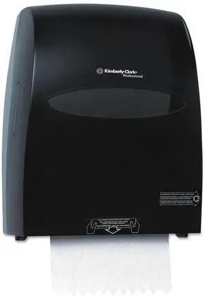 Kimberly-Clark 09990 Sanitouch Hard Roll Towel Disp, 12 63/100w x 10 1/5d x 16 13/100h, Smoke Kimberly-Clark 09990 Sanitouch Hard Roll Towel Disp, 12 63/100w x 10 1/5d x 16 13/100h, Smoke