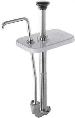 Products FP-V-82120 Fountain Jar Pump and Lid, Fits 3-1/2 quart Deep Countertop Base, Dispenses Thin Toppings, 1-1/4 oz. Full Portion, Stainless Steel Products FP-V-82120 Fountain Jar Pump and Lid, Fits 3-1/2 quart Deep Countertop Base, Dispenses Thin Toppings, 1-1/4 oz. Full Portion, Stainless Steel