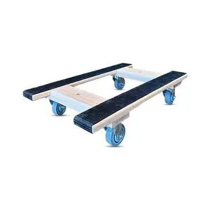 Made in USA Solid Oak H-Frame Furniture Dolly by - 18x30 Inch, Non-Slip Grip, 4-Inch Thermo Rubber Wheels, 960 lbs Load Capacity - Premium Moving Dolly for Heavy Furniture Made in USA Solid Oak H-Frame Furniture Dolly by - 18x30 Inch, Non-Slip Grip, 4-Inch Thermo Rubber Wheels, 960 lbs Load Capacity - Premium Moving Dolly for Heavy Furniture