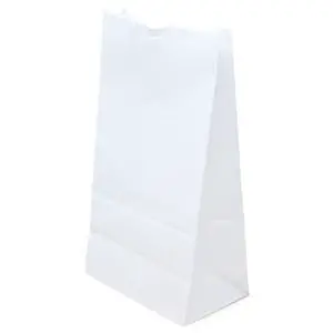 Brown Paper Goods Plain Wax-Coated Paper Bakery Bag White, 6 lb. | 1000/Case Brown Paper Goods Plain Wax-Coated Paper Bakery Bag White, 6 lb. | 1000/Case