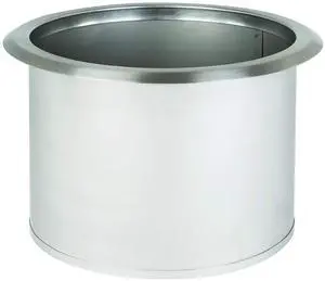 TCD-3-NB 8.25" Diameter Drop-in Trash Chute, Medium, Stainless Steel, No Bottom TCD-3-NB 8.25" Diameter Drop-in Trash Chute, Medium, Stainless Steel, No Bottom
