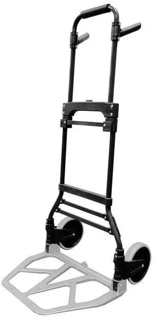 Hand Trucks 33894 Steel and Aluminum Fold up Hand Truck with 7-Inch Tires Hand Trucks 33894 Steel and Aluminum Fold up Hand Truck with 7-Inch Tires