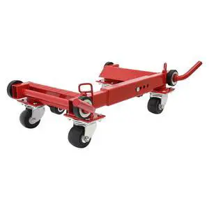 Hydraulic Car Wheel Dolly Jack 2204-Lbs Hydraulic Tire Positioning Jack Auto Vehicle Positioning Moving Car Lift Jacks with Auxiliary Wheels, for Tire Auto Repair Moving - Red Hydraulic Car Wheel Dolly Jack 2204-Lbs Hydraulic Tire Positioning Jack Auto Vehicle Positioning Moving Car Lift Jacks with Auxiliary Wheels, for Tire Auto Repair Moving - Red