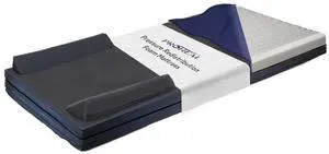 Foam Hospital Bed Mattress for Pressure Redistribution, Raised Side Rails - 36" x 84" x 6" x 3" Rails - High Density Foam for Deep Immersion - Low to Moderate Bed Sore Treatment Mattresses Foam Hospital Bed Mattress for Pressure Redistribution, Raised Side Rails - 36" x 84" x 6" x 3" Rails - High Density Foam for Deep Immersion - Low to Moderate Bed Sore Treatment Mattresses