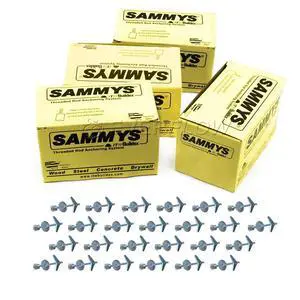 Sammys 8064925-100 SST 30 3/8 Inch Screw Vertically Threaded Rod Anchor Design for Drywall or Prestressed Concrete, Steel, Zinc, Corrosion Resistance, 1/4 x 3 Inch Screw Length (Pack of 100) Sammys 8064925-100 SST 30 3/8 Inch Screw Vertically Threaded Rod Anchor Design for Drywall or Prestressed Concrete, Steel, Zinc, Corrosion Resistance, 1/4 x 3 Inch Screw Length (Pack of 100)