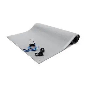 ESD Anti Fatigue Floor Mat Kit, 3 Ft. x 6 Ft., Gray (AF-3x6GRKT) ESD Anti Fatigue Floor Mat Kit, 3 Ft. x 6 Ft., Gray (AF-3x6GRKT)