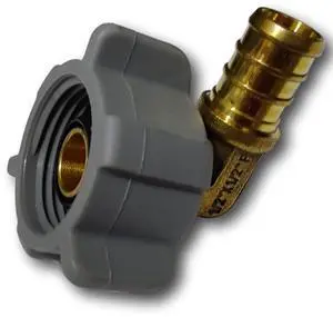 XFITTING 1/2" Pex x 7/8" BC (Ballcock) Swivel Elbow, Brass (100) XFITTING 1/2" Pex x 7/8" BC (Ballcock) Swivel Elbow, Brass (100)