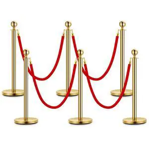 Stanchions and Velvet Ropes, Crowd Control Barriers Queue Pole,Red Carpet Ropes and Poles, Gold Stanchions and Velvet Ropes, Crowd Control Barriers Queue Pole,Red Carpet Ropes and Poles, Gold