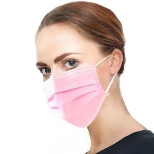 Omnia Tigris Disposable Face Mask | 2000 Pcs Earloop Face Mask 3-Ply Protection Face Masks 4.0g | Disposable Breathable Mask for Adult, Home, Office, Daily Wear - Pink Omnia Tigris Disposable Face Mask | 2000 Pcs Earloop Face Mask 3-Ply Protection Face Masks 4.0g | Disposable Breathable Mask for Adult, Home, Office, Daily Wear - Pink