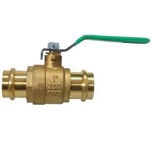 10 Pc 1 Inch x 1 Inch Press Ball Valve, 202-2-1=10XX 10 Pc 1 Inch x 1 Inch Press Ball Valve, 202-2-1=10XX