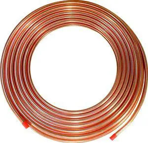 1/2" OD Copper Refrigeration ACR Tubing 100 FT 1/2" OD Copper Refrigeration ACR Tubing 100 FT