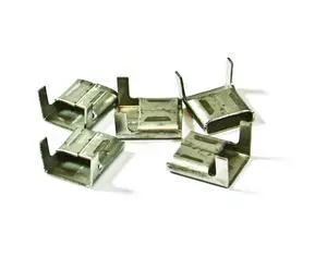 Banding Buckles, Wing Seal Clips, Aluminum, Clip Style - Made in USA Banding Buckles, Wing Seal Clips, Aluminum, Clip Style - Made in USA