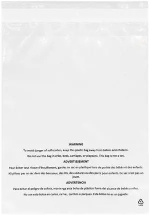 12 x 15 (1000 Count) Self Seal Clear Poly Bags with Suffocation Warning Permanent Adhesive FBA Compliant for Packaging Clothes, Shirts and More - 1.5mil LDPE Plastic 12 x 15 (1000 Count) Self Seal Clear Poly Bags with Suffocation Warning Permanent Adhesive FBA Compliant for Packaging Clothes, Shirts and More - 1.5mil LDPE Plastic