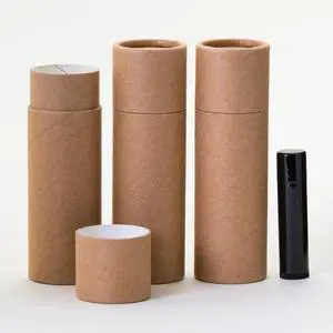 3 OZ Kraft Paperboard Lip Balm/Deodorant/Cosmetic/Lotion Tubes (100) 3 OZ Kraft Paperboard Lip Balm/Deodorant/Cosmetic/Lotion Tubes (100)